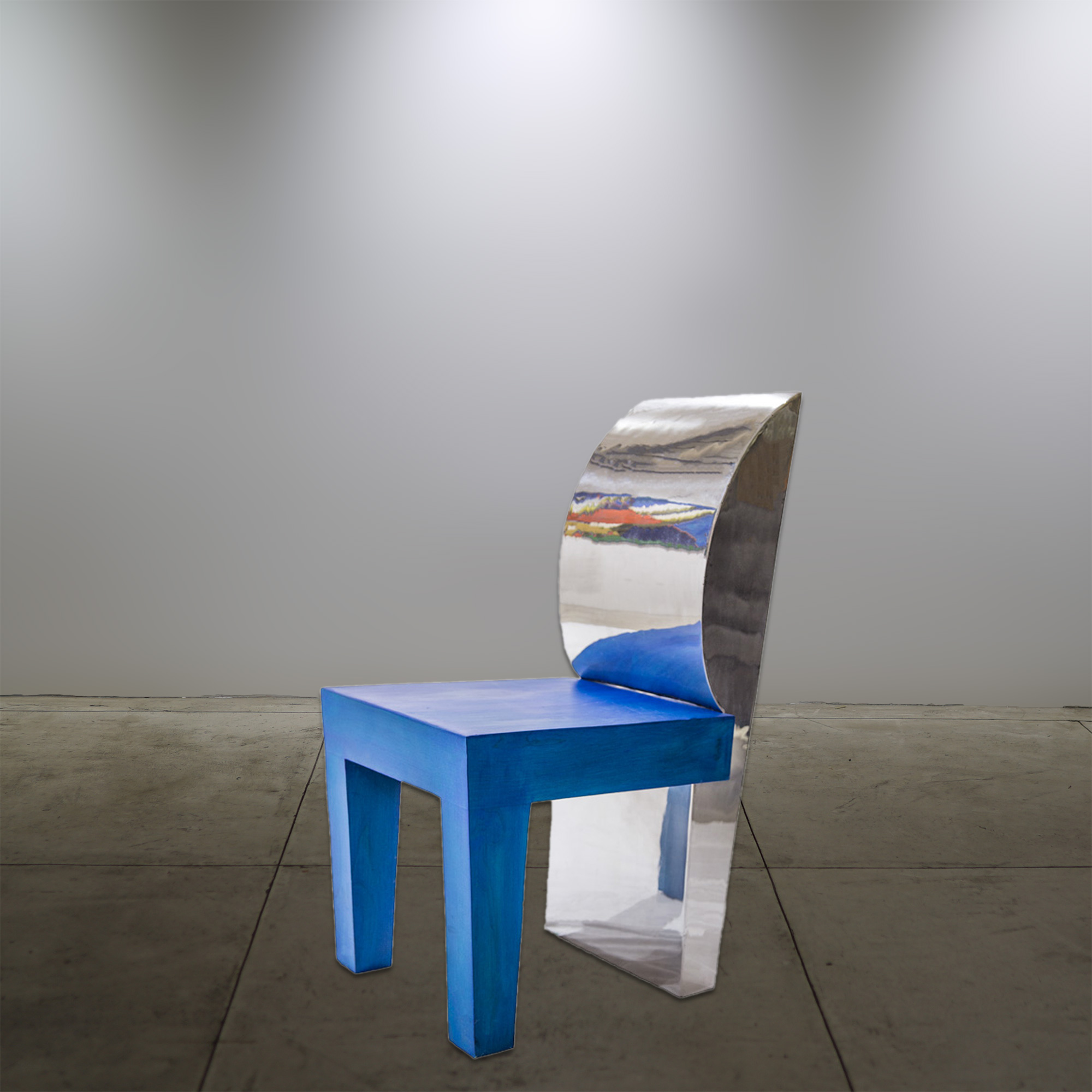 Aluminum Chair Blue - © Flavio Bisciotti